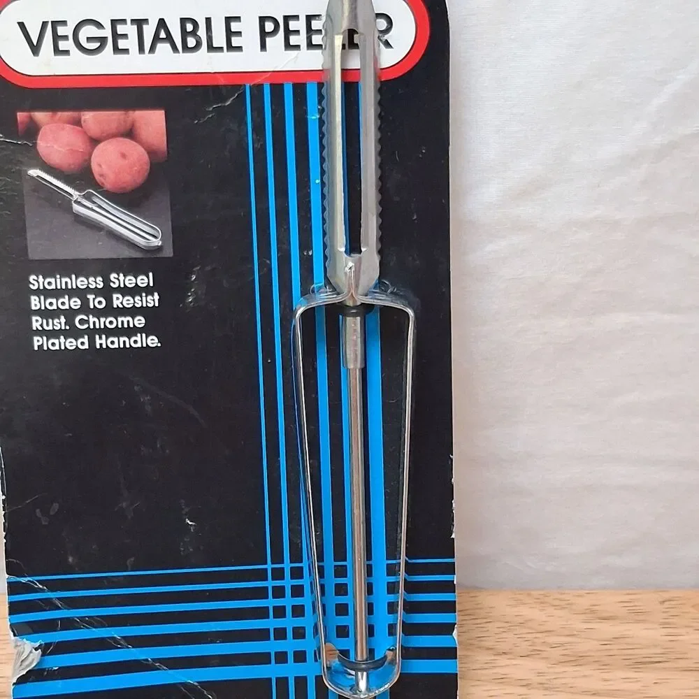 GS EZ Handy Helper Vegetable Peeler Stainless Steel Blade New with Package 1988